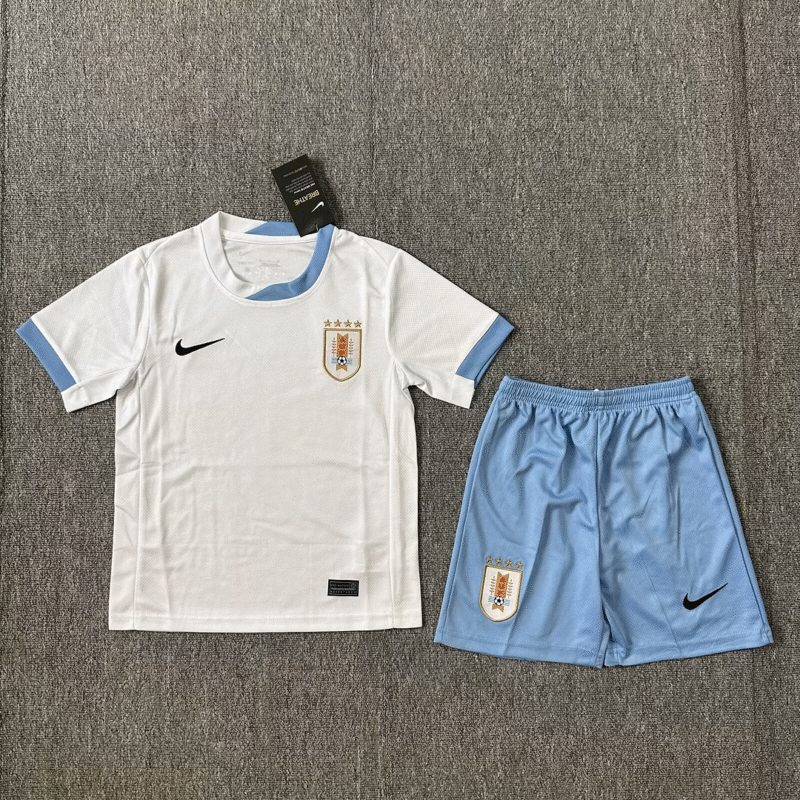 2024 Uruguay National Team Away Soccer Jersey 1:1 Thai Quality  Kids Size