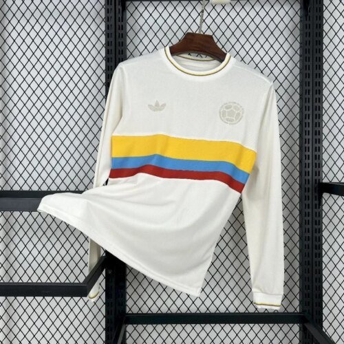 2024/2025 Colombia National Team 100th Anniversary Edition Long Sleeve Football Shirt 1:1 Thai Quality