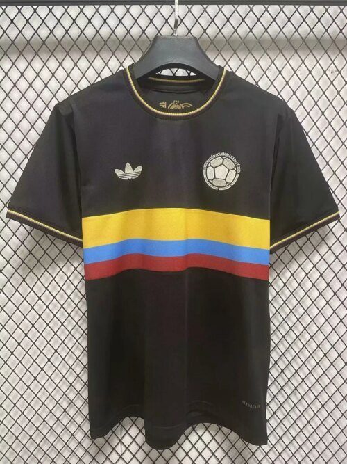2024/2025 Colombia National Team 100th Anniversary Edition Black Football Shirt 1:1 Thai Quality