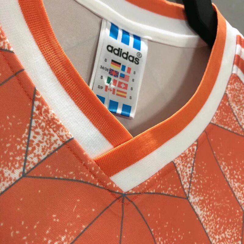 1988 Retro Netherlands Home Soccer Jersey