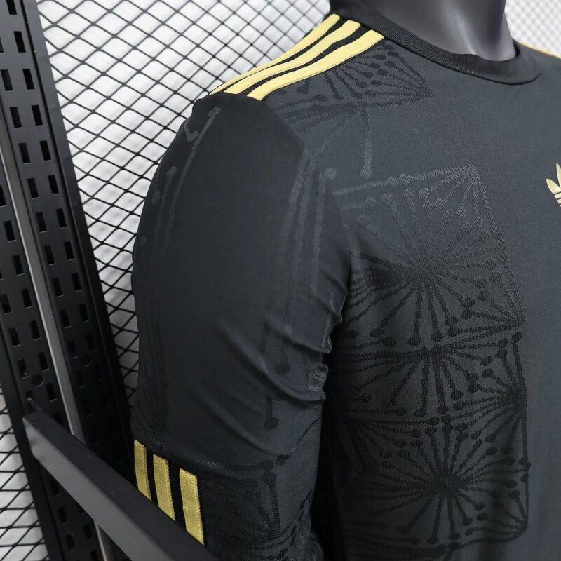 2025 Player Version Mexico National Team Special Edition Long Sleeve Black Football Shirt 1:1 Thai Quality