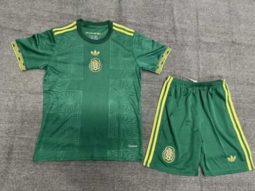 2025 Mexico National Team Special Edition Green Football Shirt 1:1 Thai Quality Kids Size