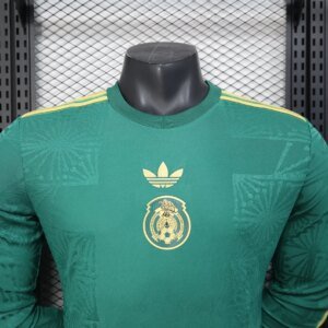 2025 Player Version Mexico National Team Special Edition Green  Long Sleeve Football Shirt 1:1 Thai Quality
