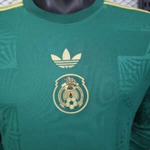 2025 Player Version Mexico National Team Special Edition Green  Long Sleeve Football Shirt 1:1 Thai Quality