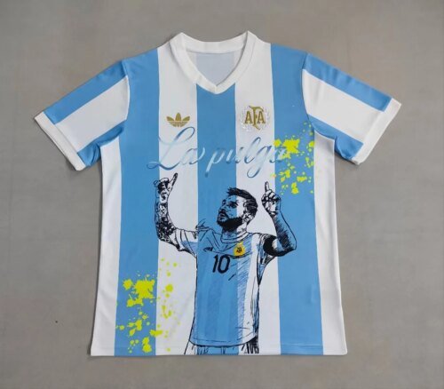 2024 Argentina Messi 50Th Anniversary Edition Soccer Jersey 1:1 Thai Quality