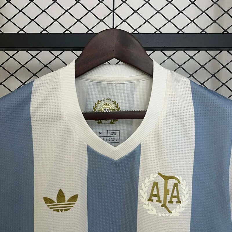 2024 Argentina National 50Th Anniversary Edition Soccer Jersey 1:1 Thai Quality