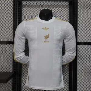 2025 Player Version Mexico National Team Special Edition White Long Sleeve Football Shirt 1:1 Thai Quality