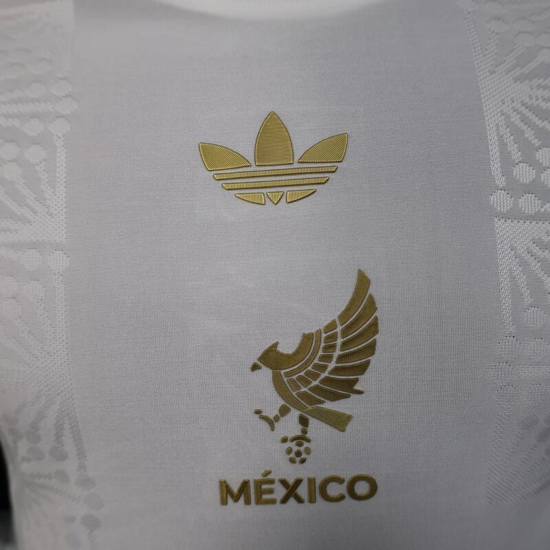 2025 Player Version Mexico National Team Special Edition White Long Sleeve Football Shirt 1:1 Thai Quality