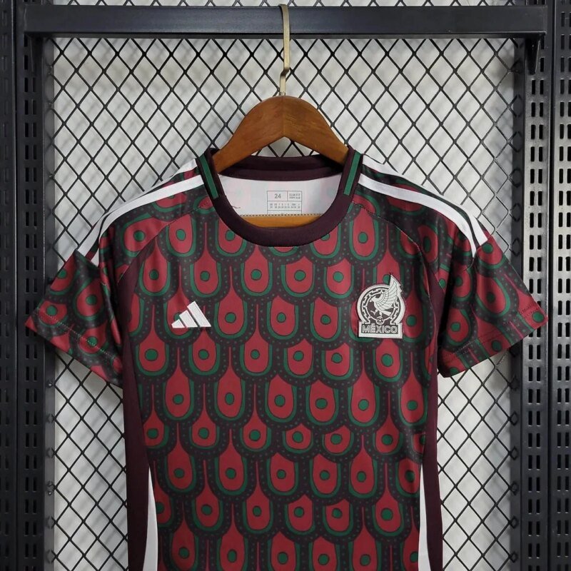 2024 Mexico National Home Football Shirt 1:1 Thai Quality Kids Size