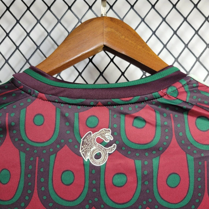 2024 Mexico National Home Long Sleeve Football Shirt 1:1 Thai Quality