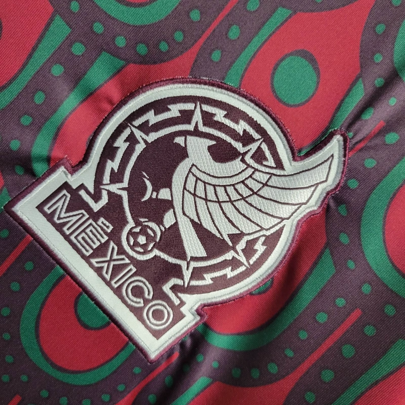 2024 Mexico National Home Long Sleeve Football Shirt 1:1 Thai Quality