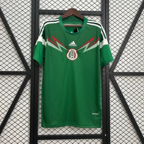 2014 Retro Mexico National Team Home Football Shirt 1:1 Thai Quality