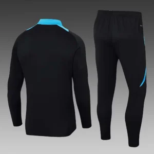 2024 Argentina Half-Pull Training Suit Black Football Shirt Set 1:1 Thai Quality