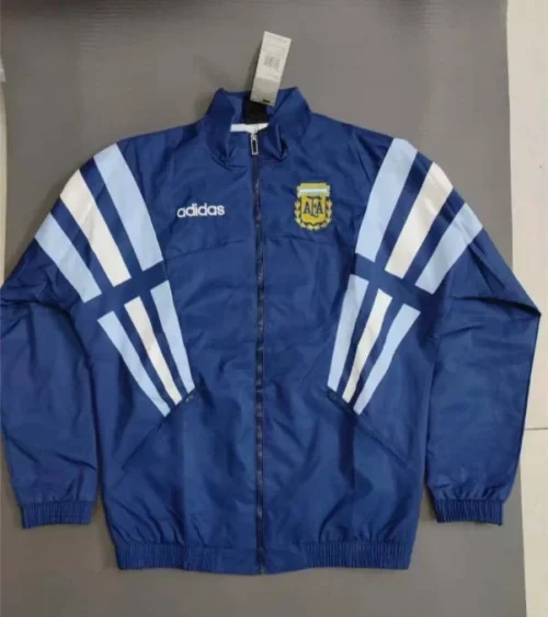 2024 Argentina Windbreaker Dark Blue Soccer Shirt 1:1 Thai Quality