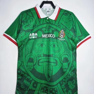 1998 Retro Mexico National Team Home Football Shirt 1:1 Thai Quality