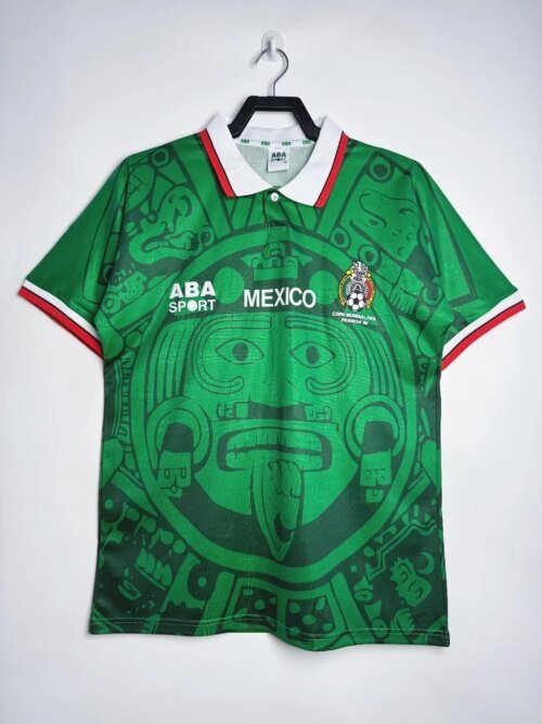1998 Retro Mexico National Team Home Football Shirt 1:1 Thai Quality