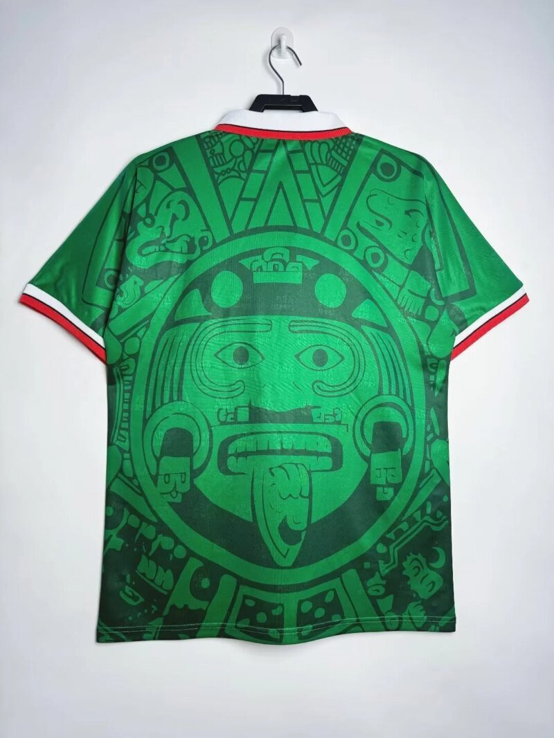 1998 Retro Mexico National Team Home Football Shirt 1:1 Thai Quality