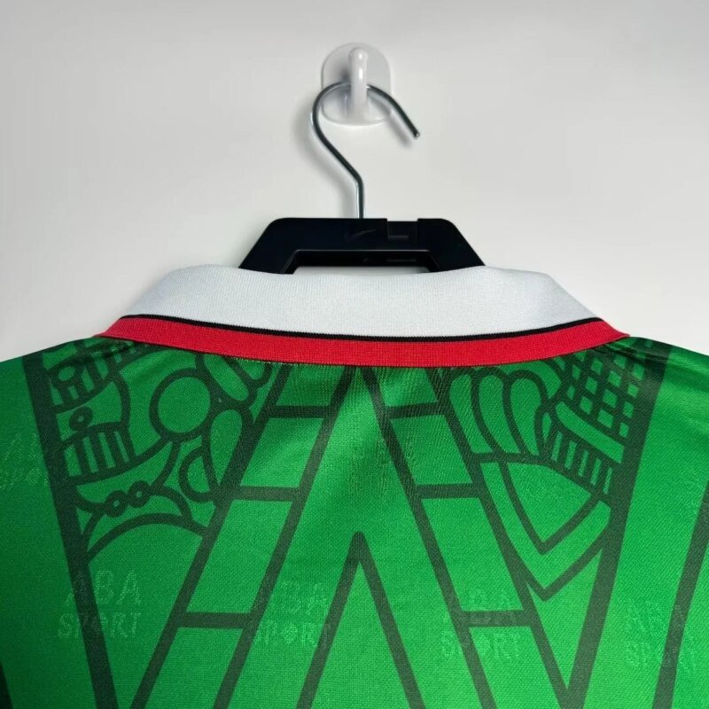 1998 Retro Mexico National Team Home Football Shirt 1:1 Thai Quality