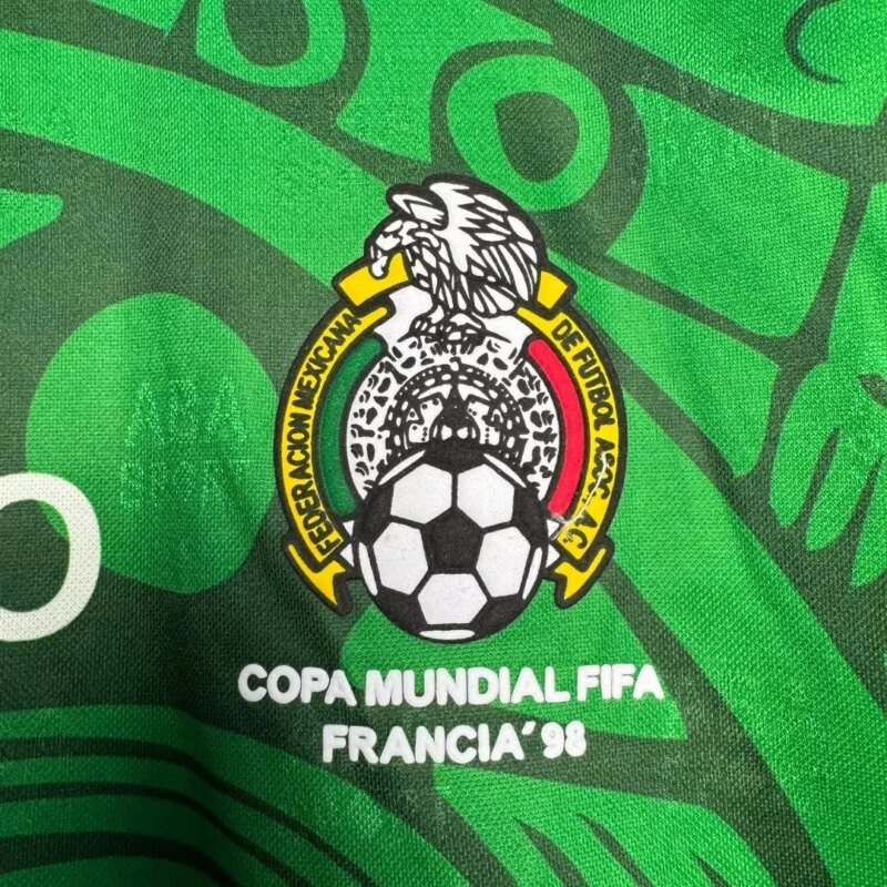 1998 Retro Mexico National Team Home Football Shirt 1:1 Thai Quality