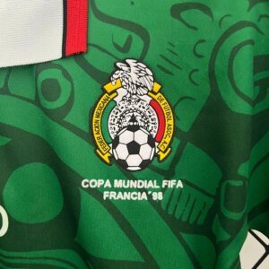 1998 Retro Mexico National Team Home Football Shirt 1:1 Thai Quality Kids Size