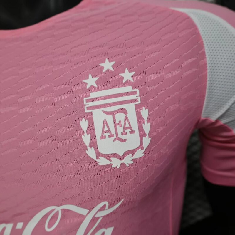 2025 Player Version Argentina Special Edition Pink Soccer Jersey 1:1 Thai Quality