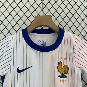 2024 France Away Football Shirt 1:1 Thai Quality Kids Size