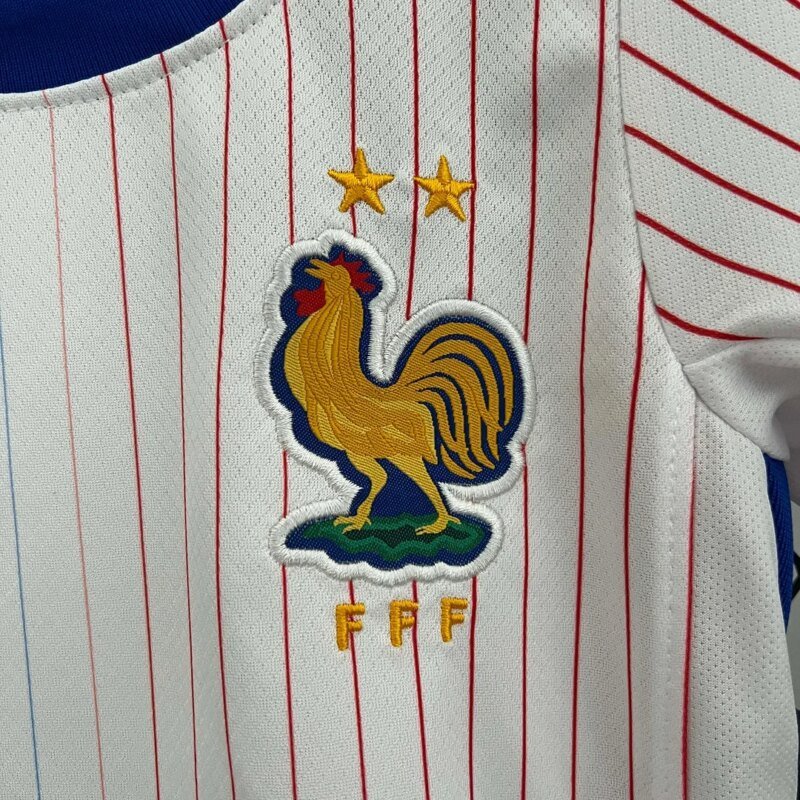 2024 France Away Football Shirt 1:1 Thai Quality Kids Size