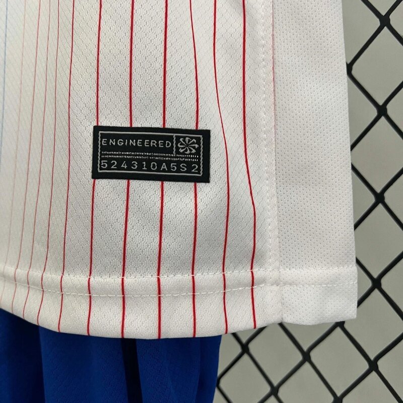 2024 France Away Football Shirt 1:1 Thai Quality Kids Size