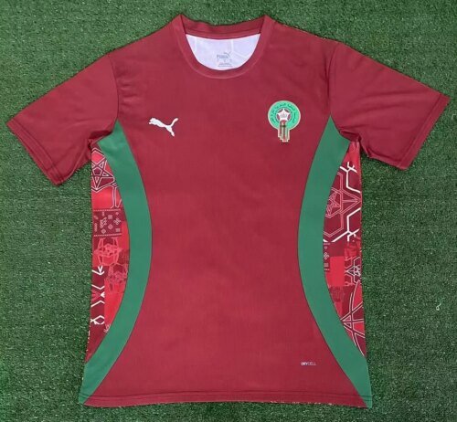 2025 Morocco Training Wear Football Shirt 1:1 Thai Quality