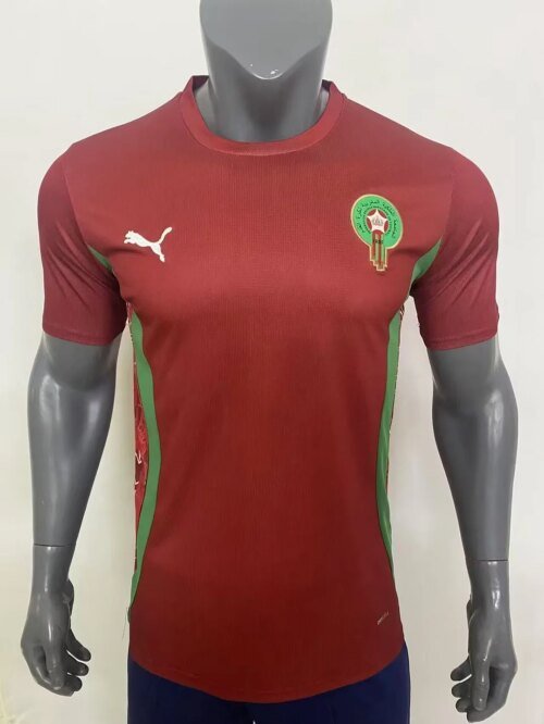 2025 Player Version Morocco Training Wear Football Shirt 1:1 Thai Quality