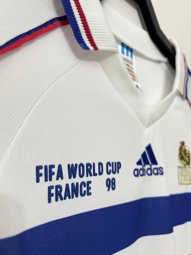 1998 Retro France Away Football Shirt