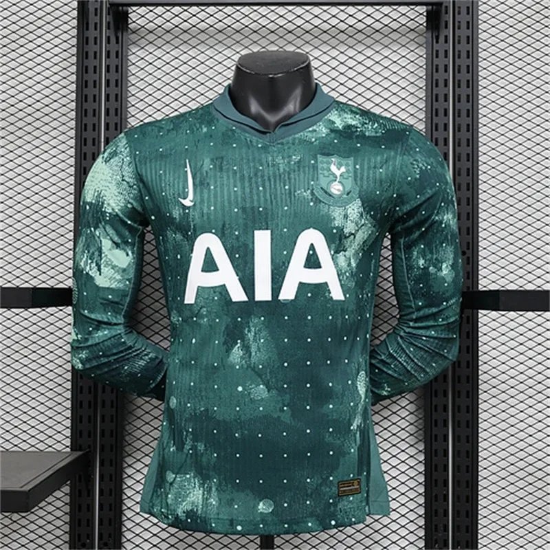 2024/2025 Player Version Tottenham Third Away Long Sleeve Football Shirt 1:1 Thai Quality