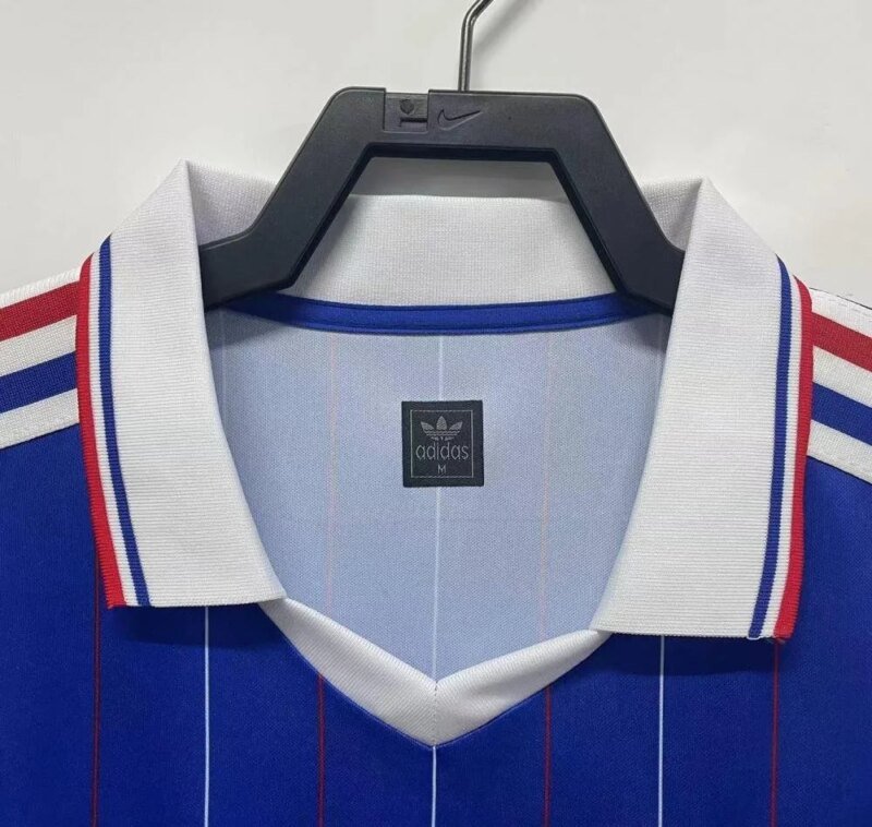 1982 Retro France Home Football Shirt 1:1 Thai Quality