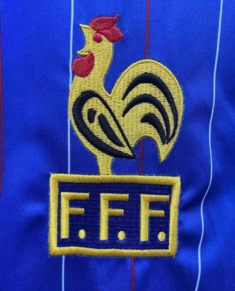 1982 Retro France Home Football Shirt 1:1 Thai Quality