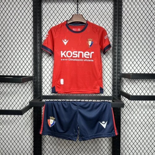 2024/2025 Osasuna Home Football Shirt 1:1 Thai Quality Kids Size