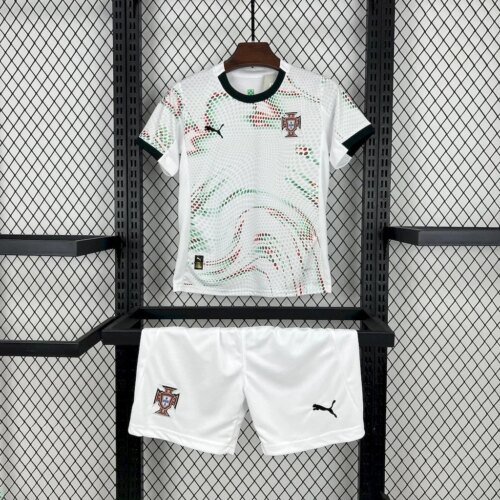 2025 Portugal Away Football Shirt 1:1 Thai Quality Kids Size