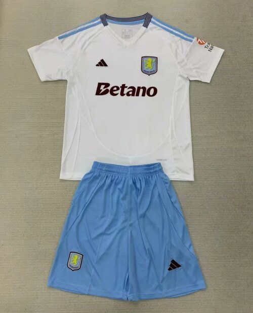 2024/2025 Aston Villa Away Football Shirt 1:1 Thai Quality Kids Size