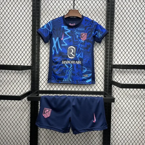 2024/2025 Atletico Madrid Third Away Soccer Jersey 1:1 Thai Quality Kids Size