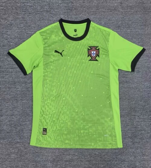2025 Portugal Goalkeeper Green Football Shirt 1:1 Thai Quality