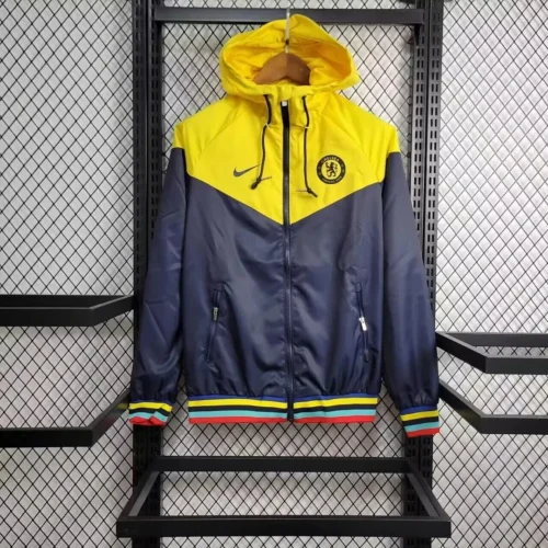 2024/2025 Chelsea Windbreaker Blue Yellow Football Shirt 1:1 Thai Quality
