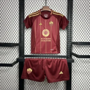 2024/2025 Roma Home Soccer Jersey 1:1 Thai Quality Kids Size