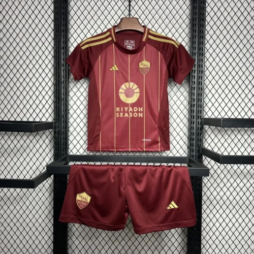 2024/2025 Roma Home Soccer Jersey 1:1 Thai Quality Kids Size