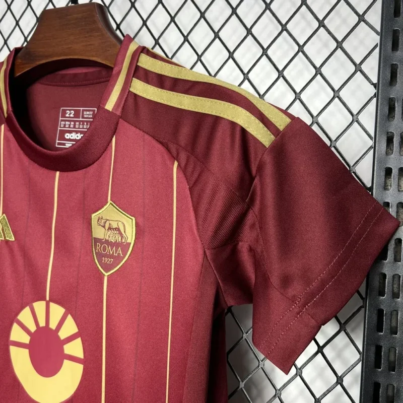 2024/2025 Roma Home Soccer Jersey 1:1 Thai Quality Kids Size
