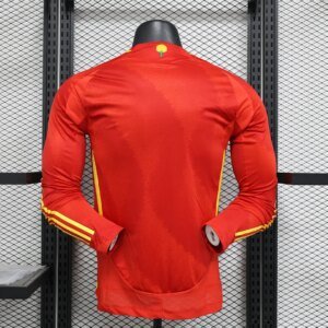2024 Player Version Spain National Team Home Long Sleeve Football Shirt  1:1 Thai quality