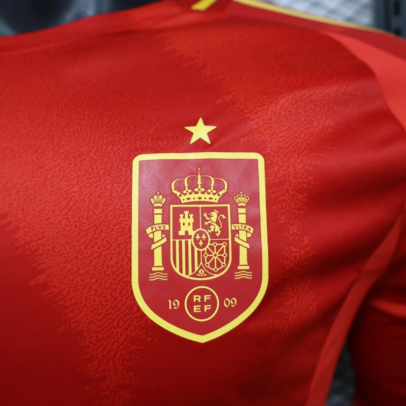 2024 Player Version Spain National Team Home Long Sleeve Football Shirt  1:1 Thai quality