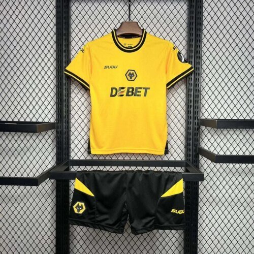 2024/2025 Wolverhampton Wanderers Home Football Shirt 1:1 Thai Quality Kids Size