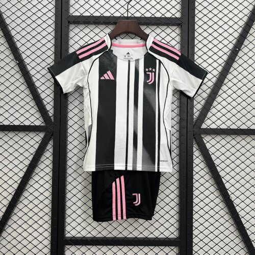 2025/2026 Juventus Home  Football Shirt  1:1 Thai Quality  Kids Siz