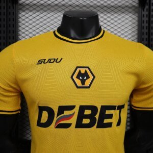 2024/2025 Player Version Wolverhampton Wanderers Home Football Shirt 1:1 Thai Quality