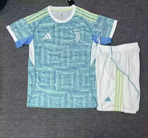 2025/2026 Juventus Away Football Shirt  1:1 Thai Quality  Kids Siz
