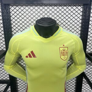 2024 Player Version Spain National Team Away Long Sleeve Football Shirt  1:1 Thai quality